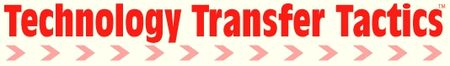 Technology Transfer Tactics Technology Transfer Tactics