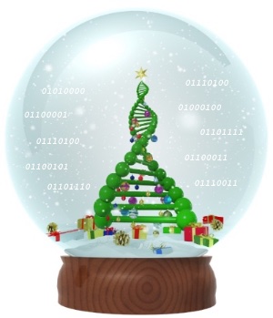 Snow Globe - DNA & Binary Snow Globe - DNA & Binary